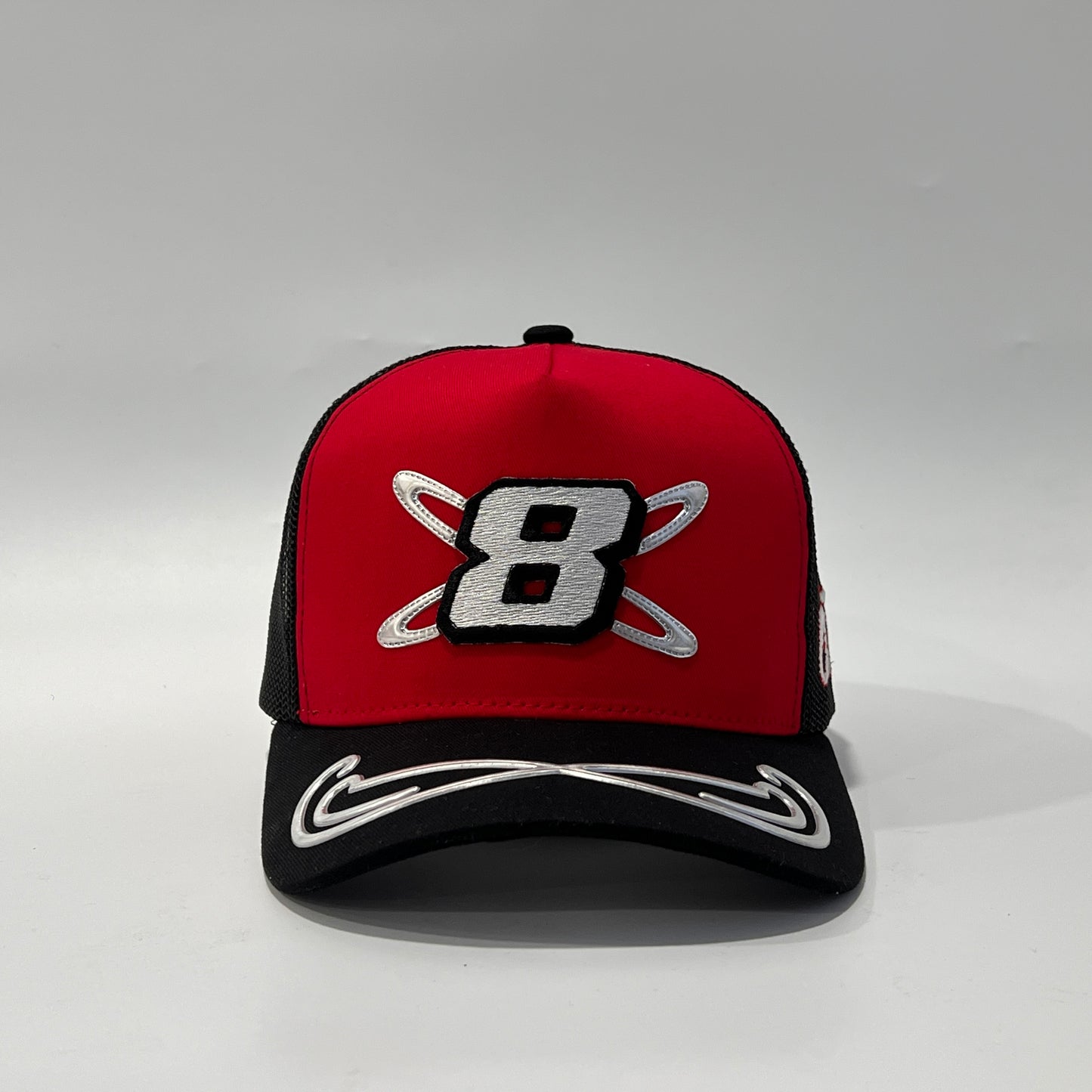 Red Chrome 8 Hat